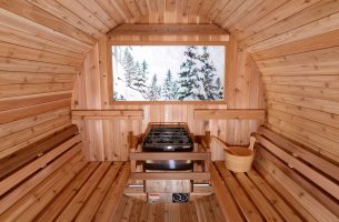 home sauna interior